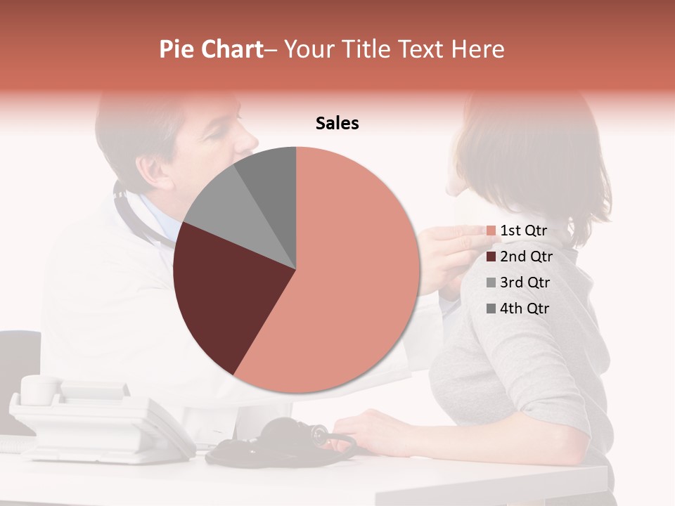 Professional Woman Young PowerPoint Template