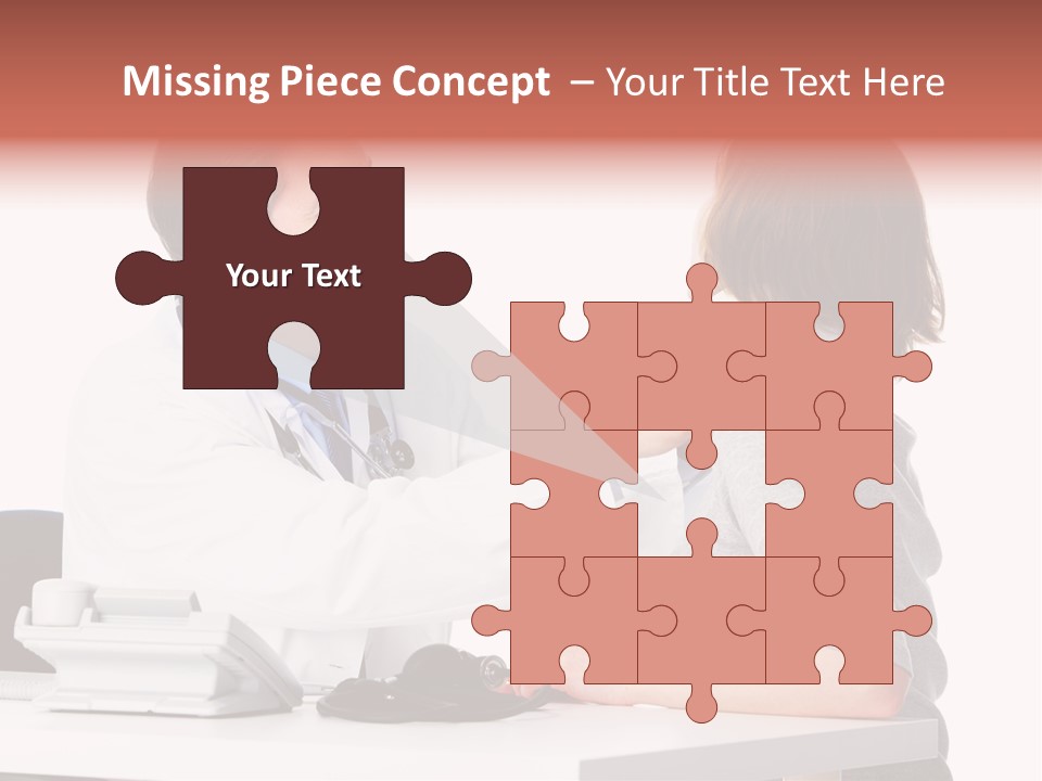 Professional Woman Young PowerPoint Template