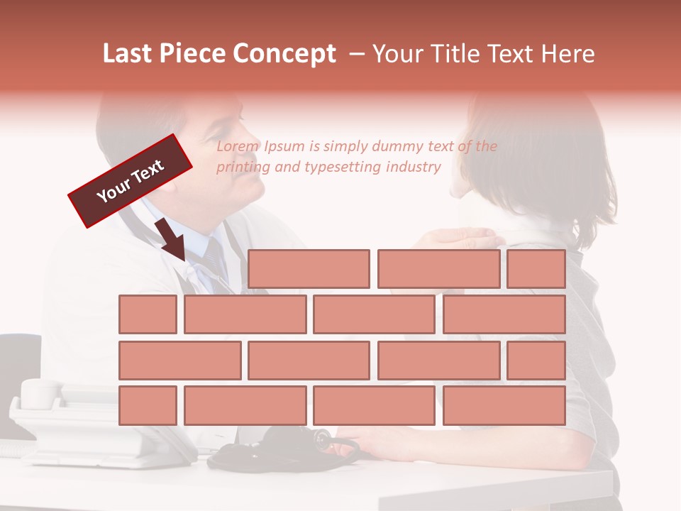 Professional Woman Young PowerPoint Template