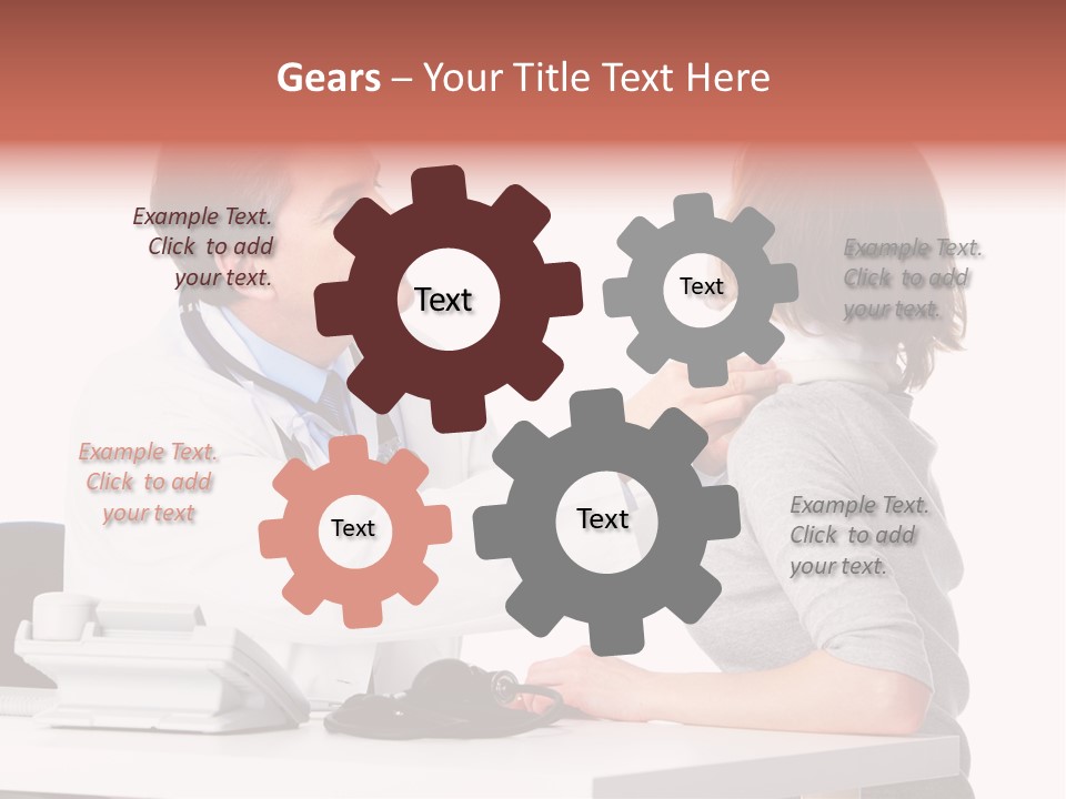 Professional Woman Young PowerPoint Template