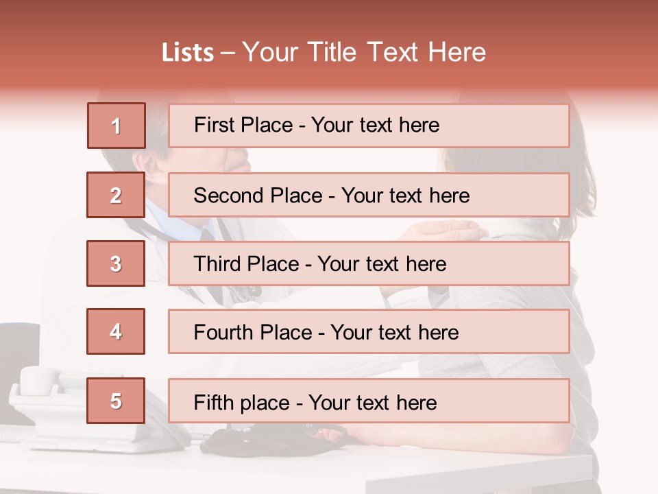 Professional Woman Young PowerPoint Template