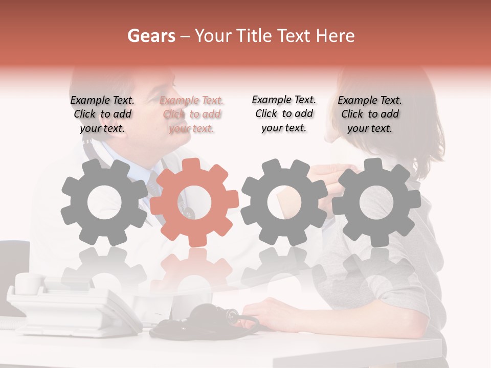 Professional Woman Young PowerPoint Template