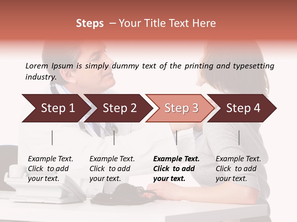 Professional Woman Young PowerPoint Template