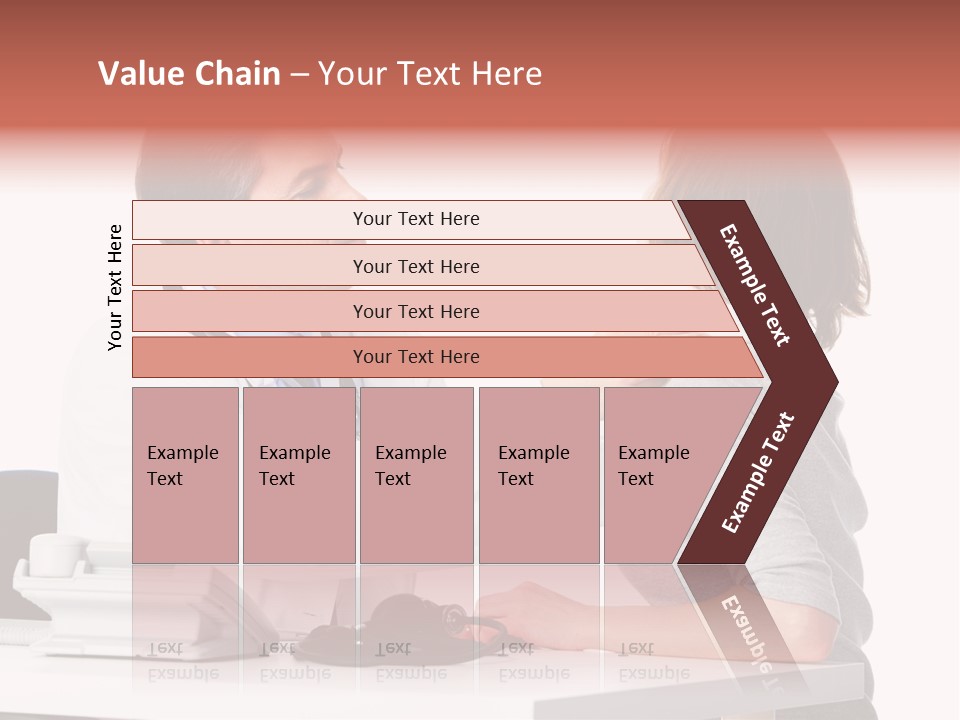 Professional Woman Young PowerPoint Template