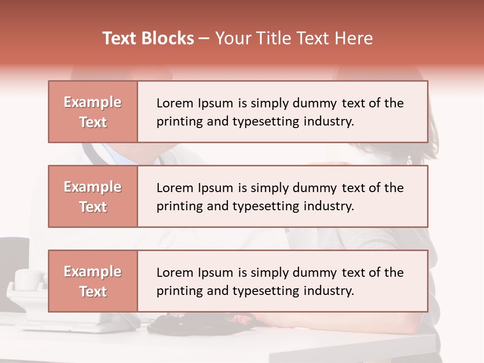 Professional Woman Young PowerPoint Template