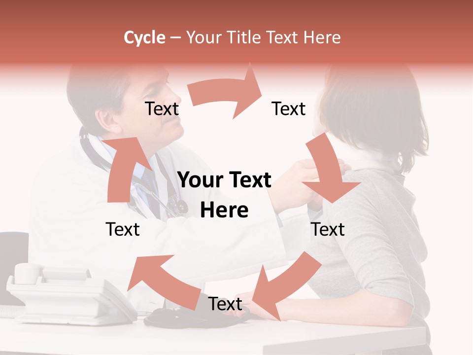 Professional Woman Young PowerPoint Template