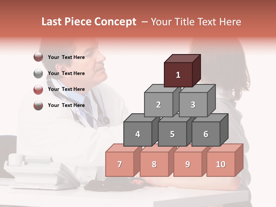 Professional Woman Young PowerPoint Template