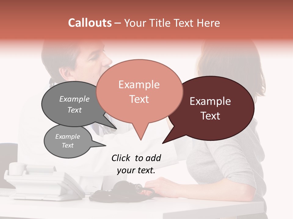 Professional Woman Young PowerPoint Template