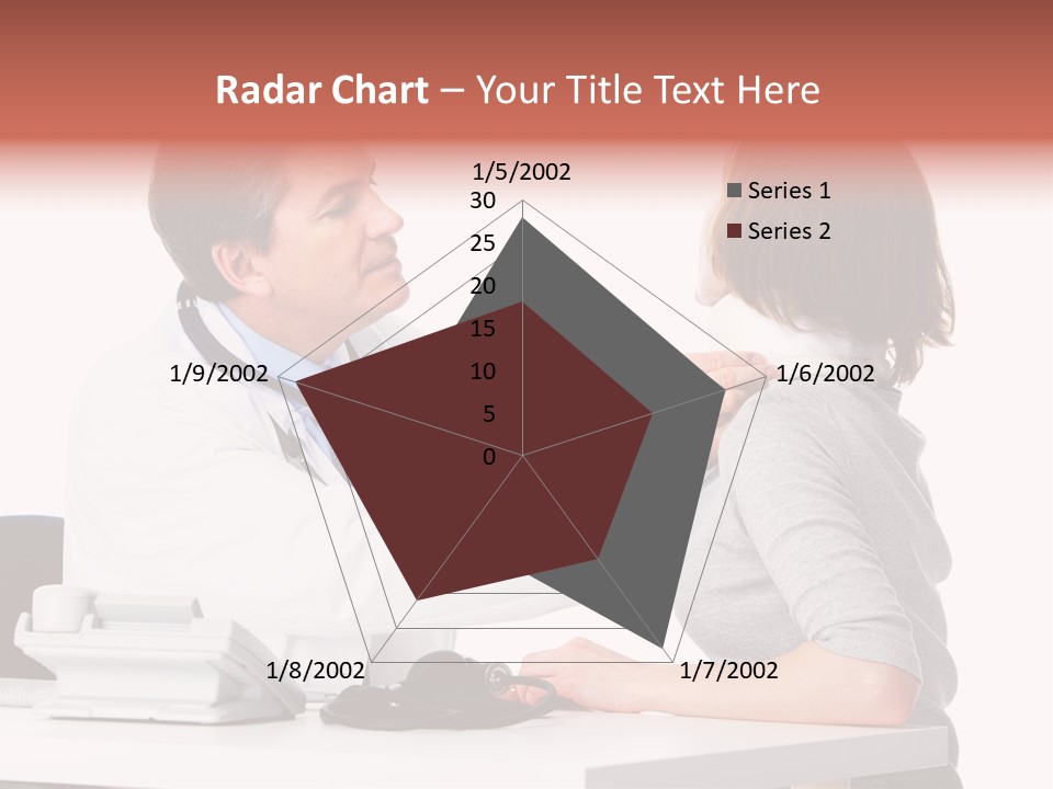 Professional Woman Young PowerPoint Template