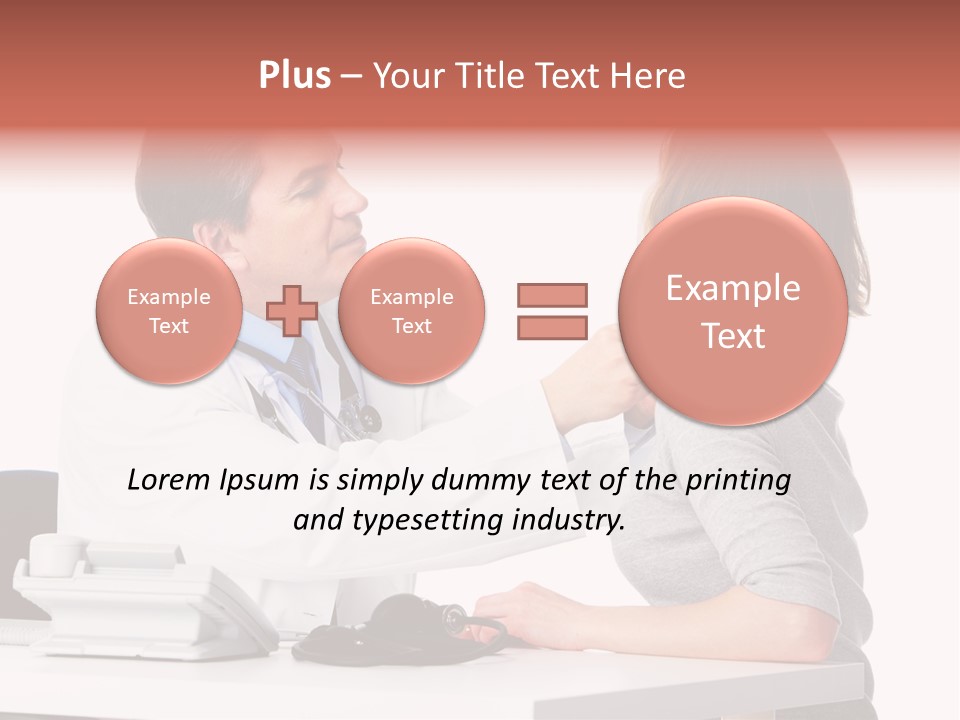 Professional Woman Young PowerPoint Template