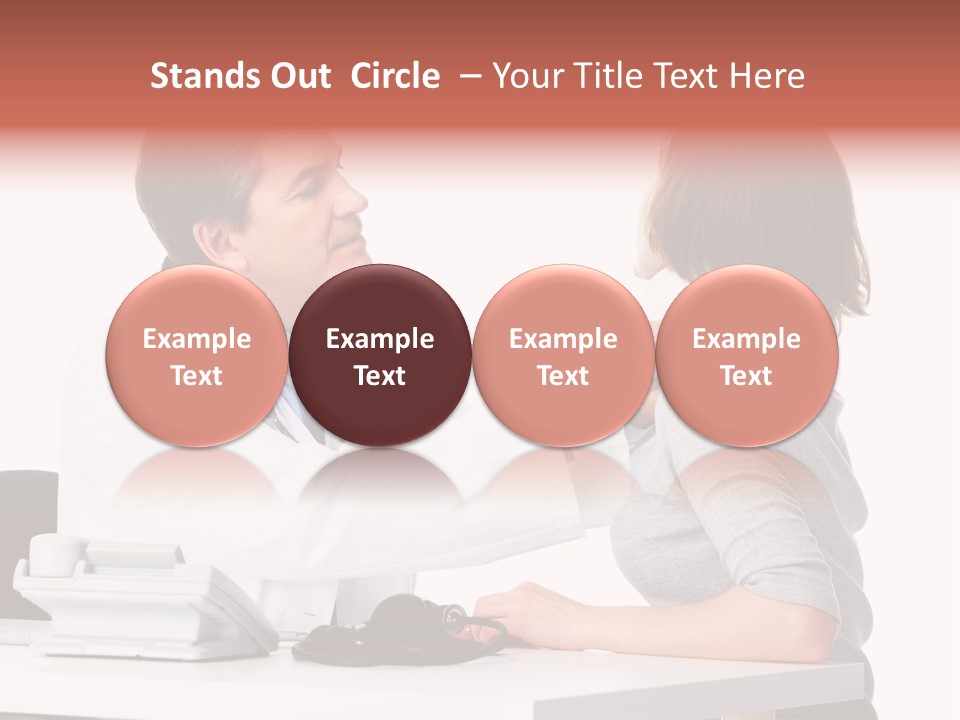 Professional Woman Young PowerPoint Template