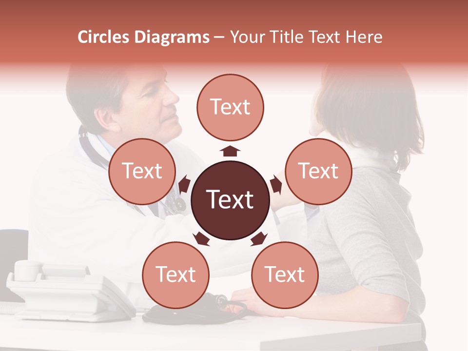 Professional Woman Young PowerPoint Template