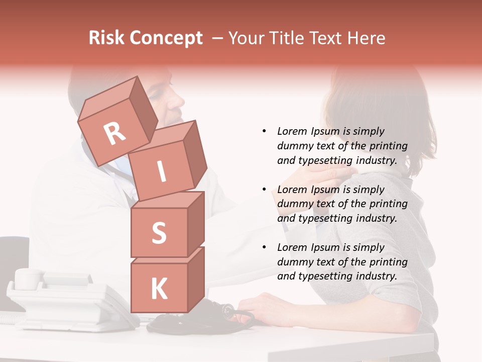 Professional Woman Young PowerPoint Template