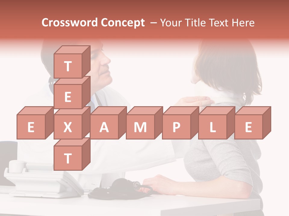 Professional Woman Young PowerPoint Template