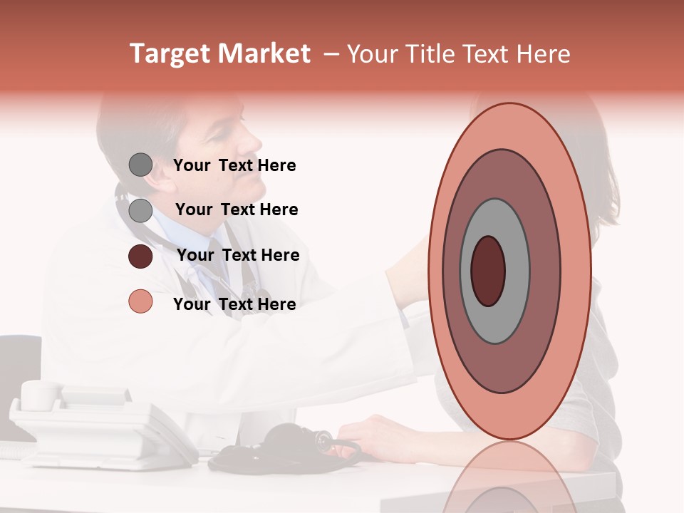 Professional Woman Young PowerPoint Template