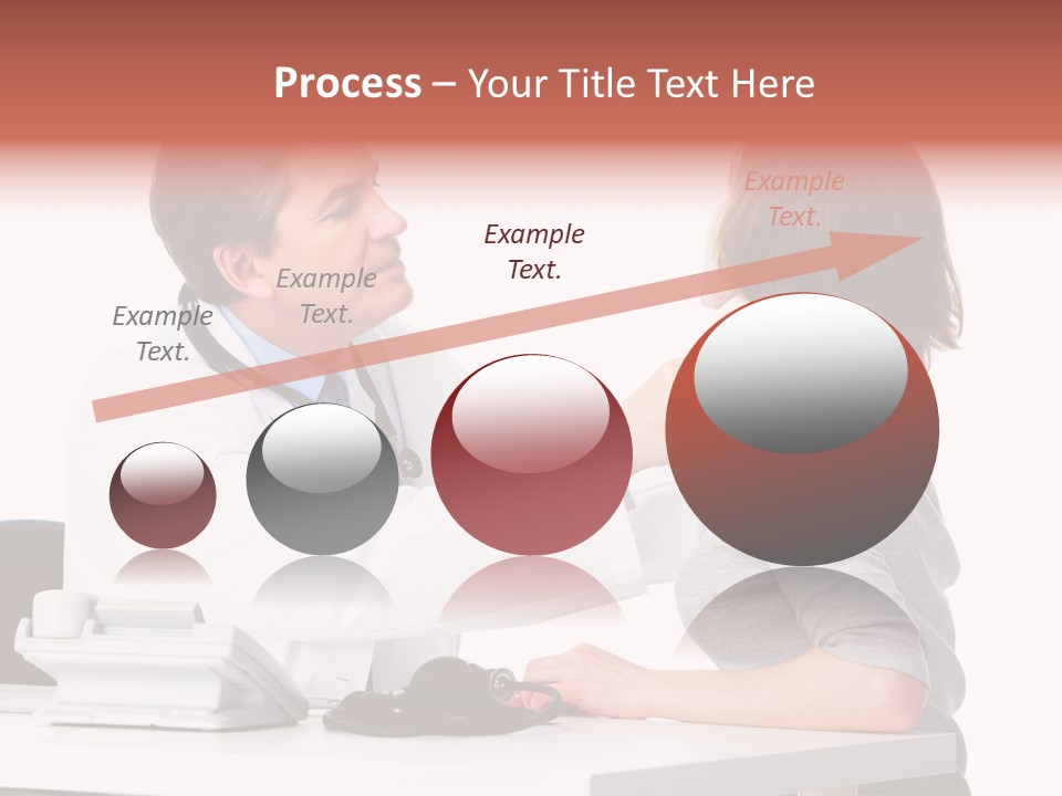 Professional Woman Young PowerPoint Template