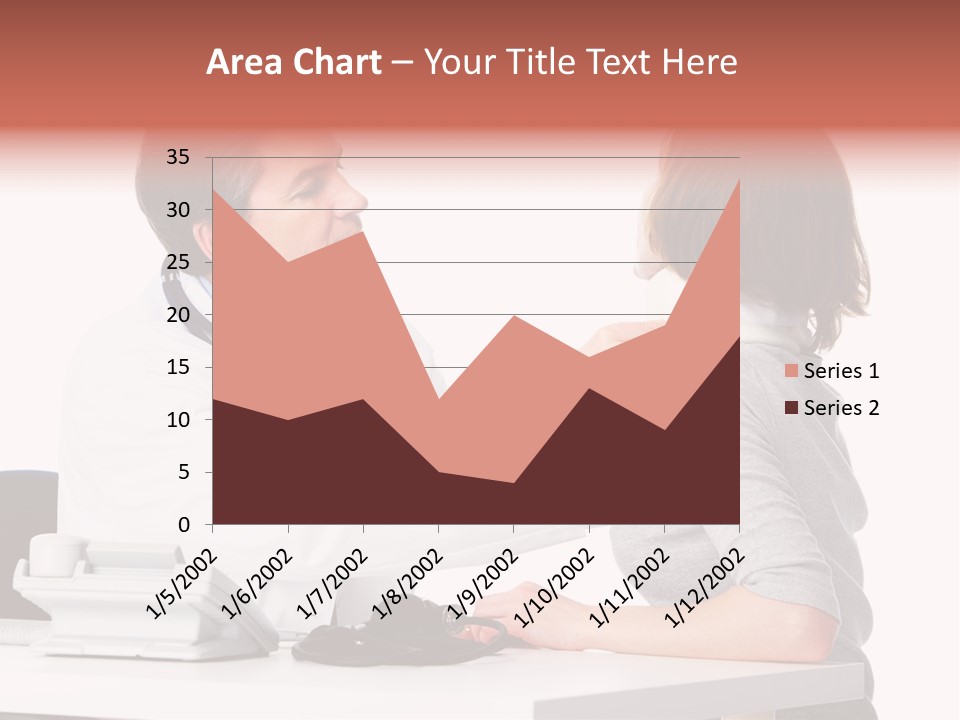 Professional Woman Young PowerPoint Template