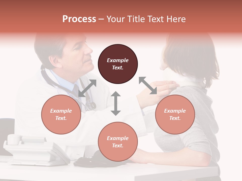 Professional Woman Young PowerPoint Template