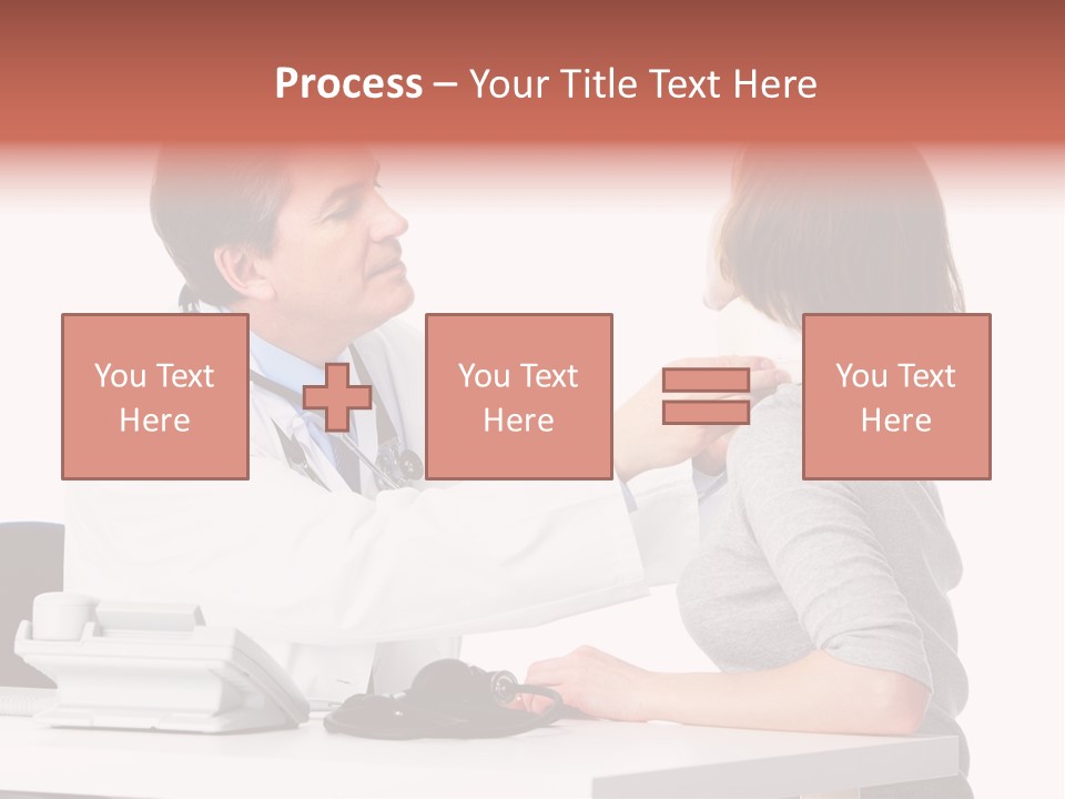 Professional Woman Young PowerPoint Template