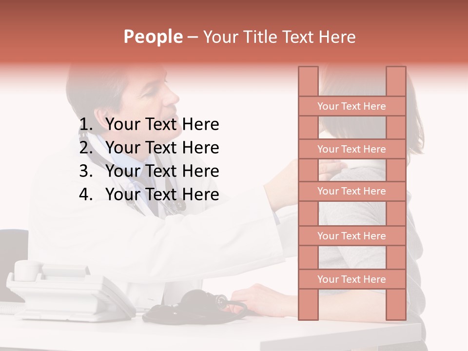 Professional Woman Young PowerPoint Template