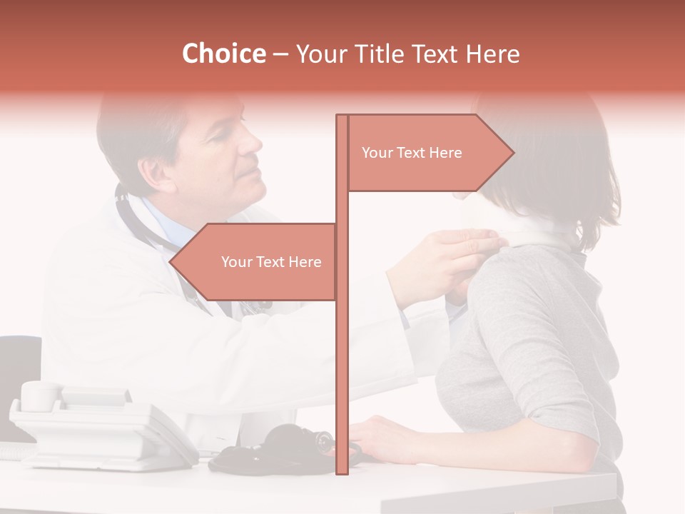 Professional Woman Young PowerPoint Template