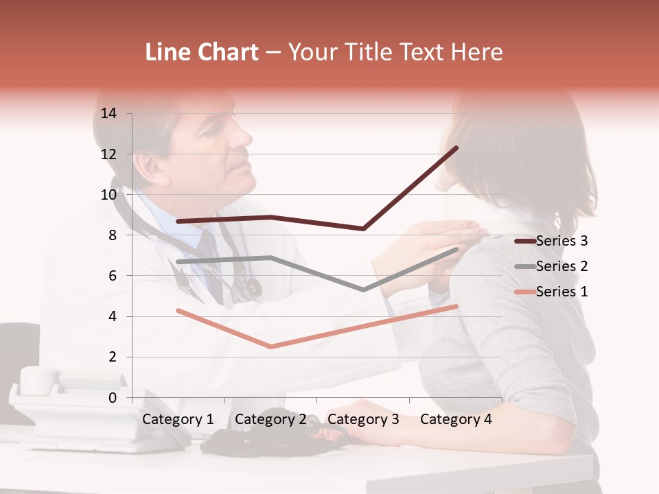 Professional Woman Young PowerPoint Template