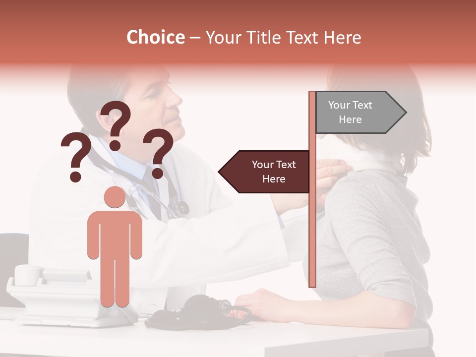 Professional Woman Young PowerPoint Template