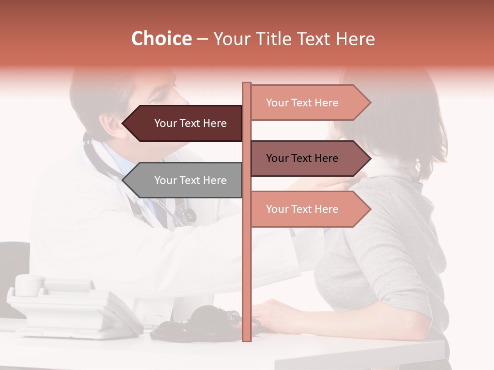 Professional Woman Young PowerPoint Template