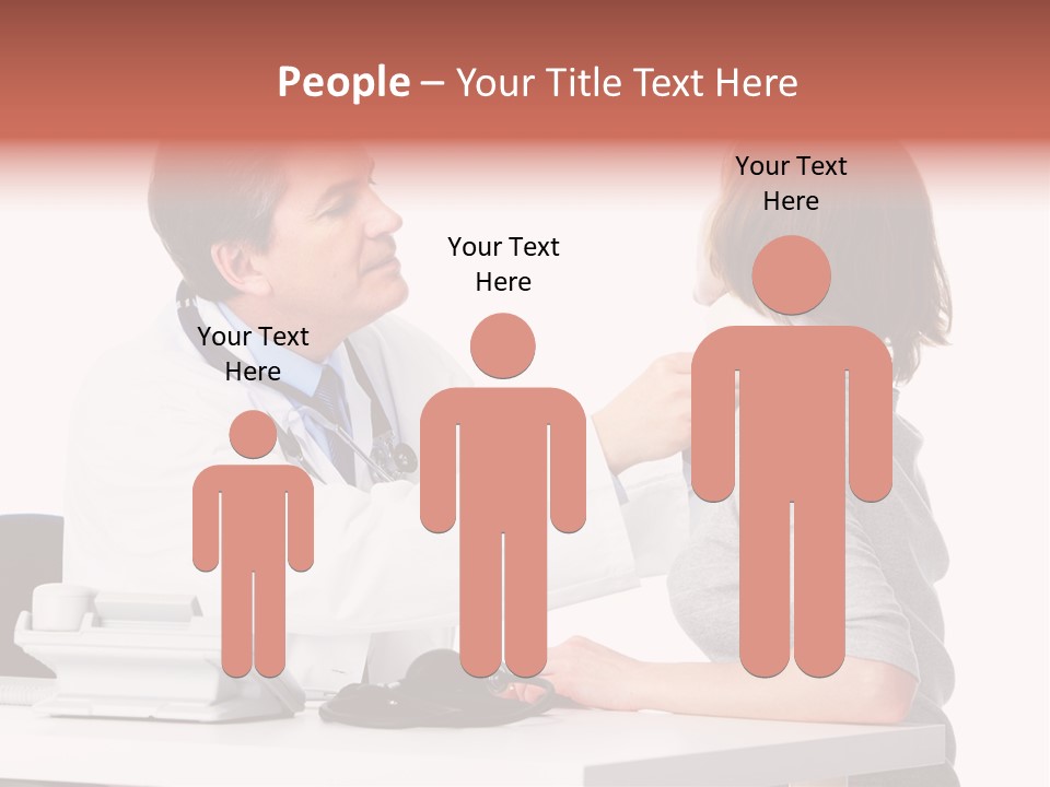 Professional Woman Young PowerPoint Template