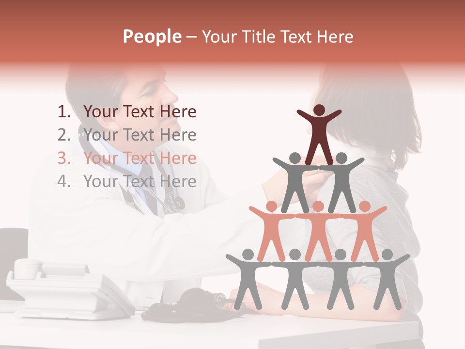 Professional Woman Young PowerPoint Template