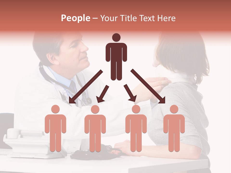 Professional Woman Young PowerPoint Template