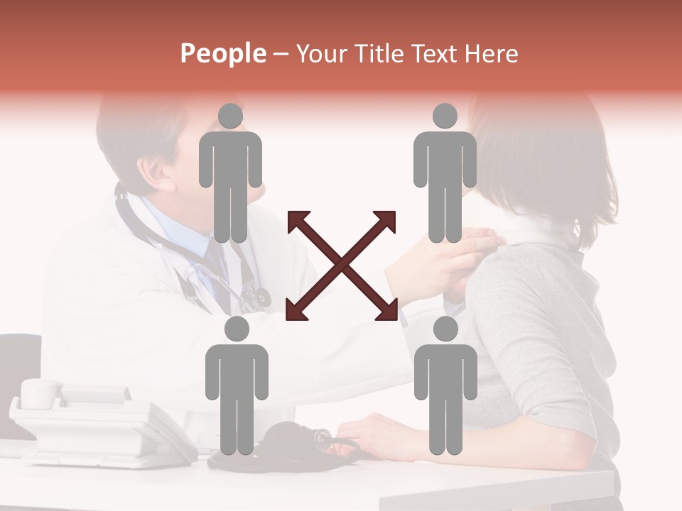 Professional Woman Young PowerPoint Template