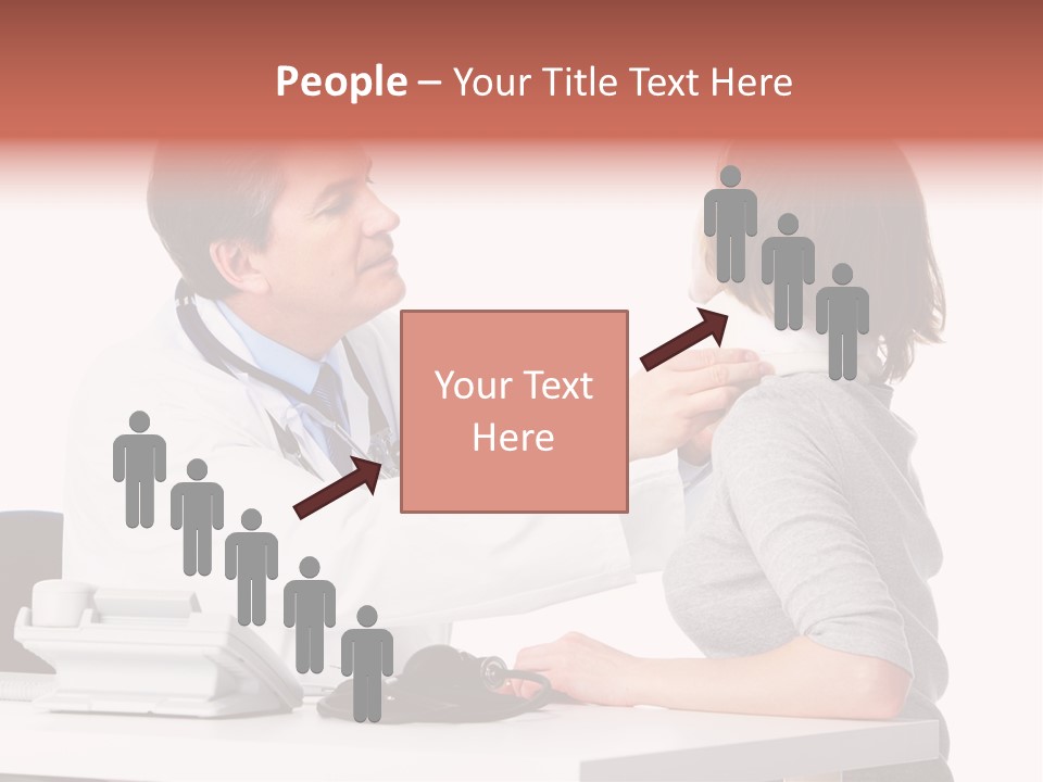 Professional Woman Young PowerPoint Template