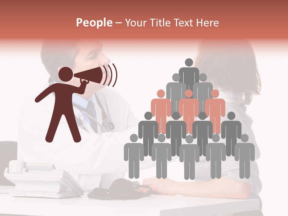 Professional Woman Young PowerPoint Template