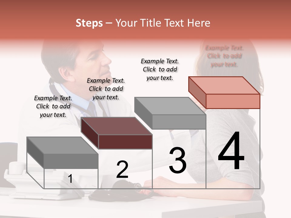 Professional Woman Young PowerPoint Template