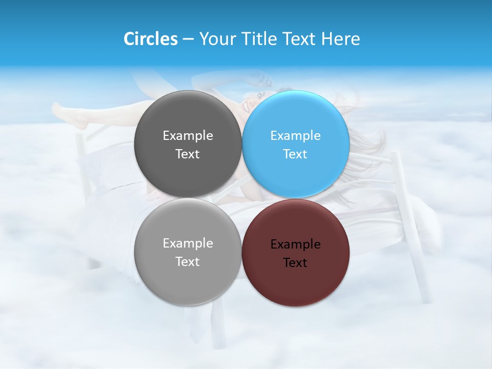 Bright Curtain Young PowerPoint Template