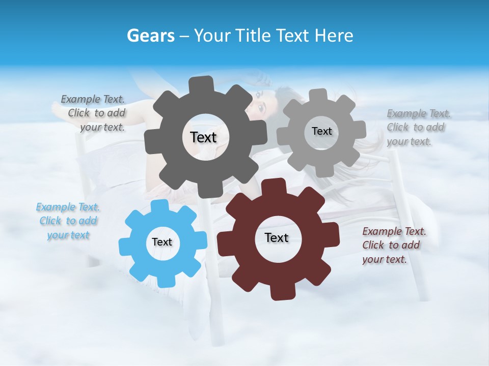 Bright Curtain Young PowerPoint Template