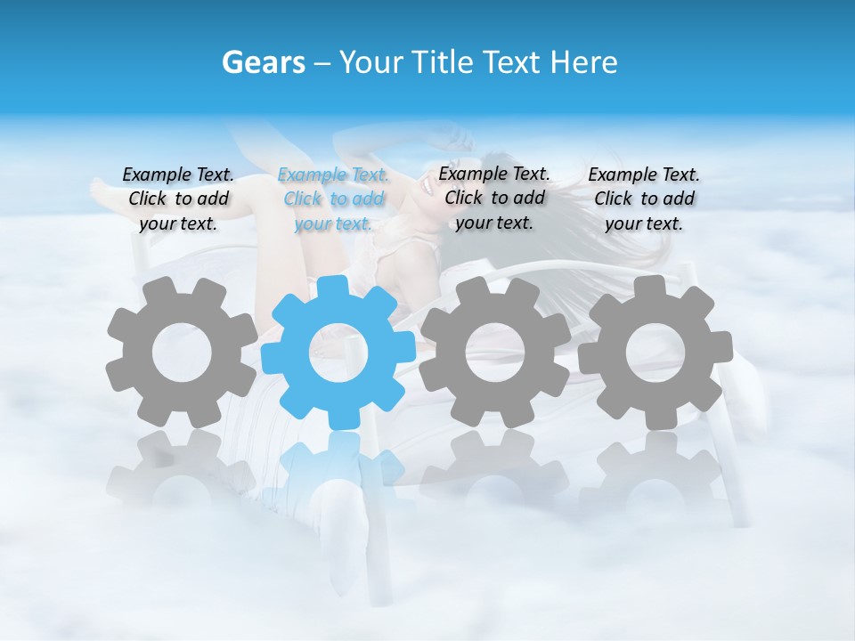 Bright Curtain Young PowerPoint Template