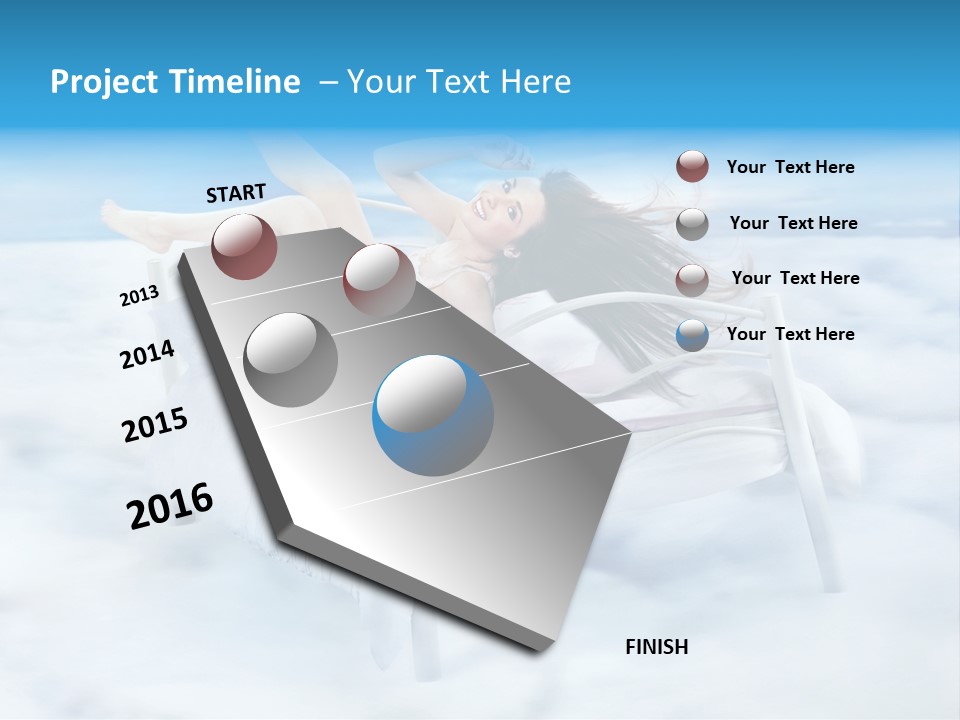 Bright Curtain Young PowerPoint Template