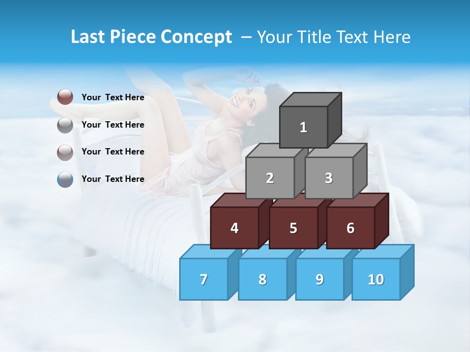 Bright Curtain Young PowerPoint Template