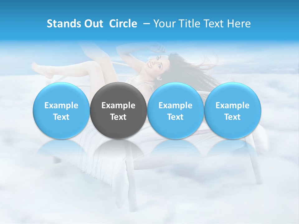 Bright Curtain Young PowerPoint Template