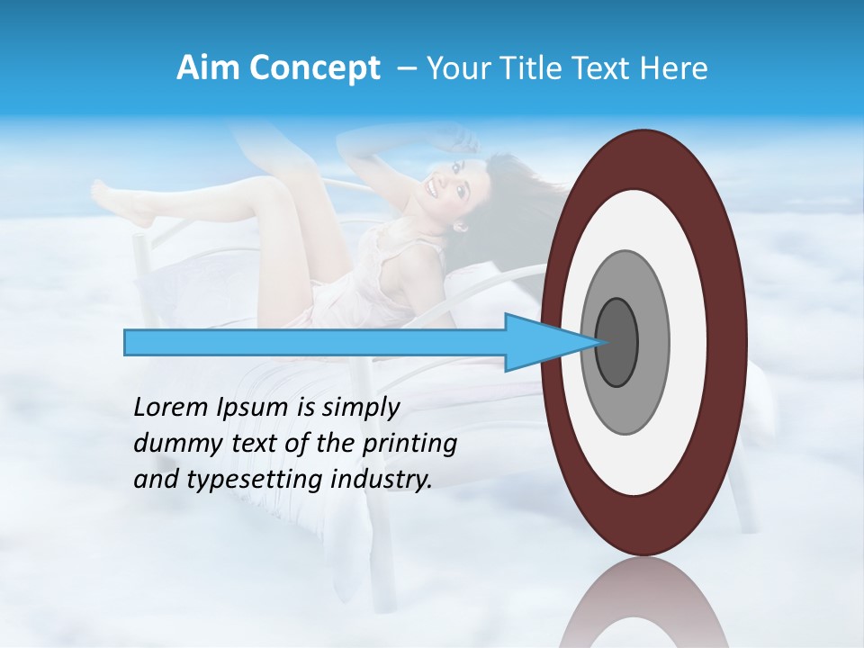 Bright Curtain Young PowerPoint Template