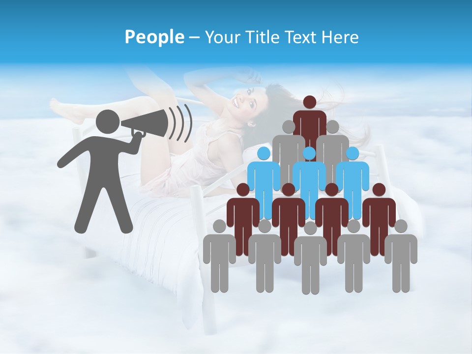 Bright Curtain Young PowerPoint Template
