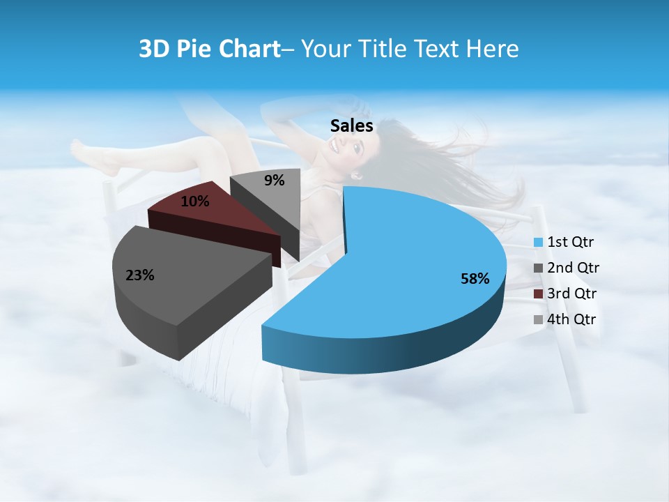 Bright Curtain Young PowerPoint Template