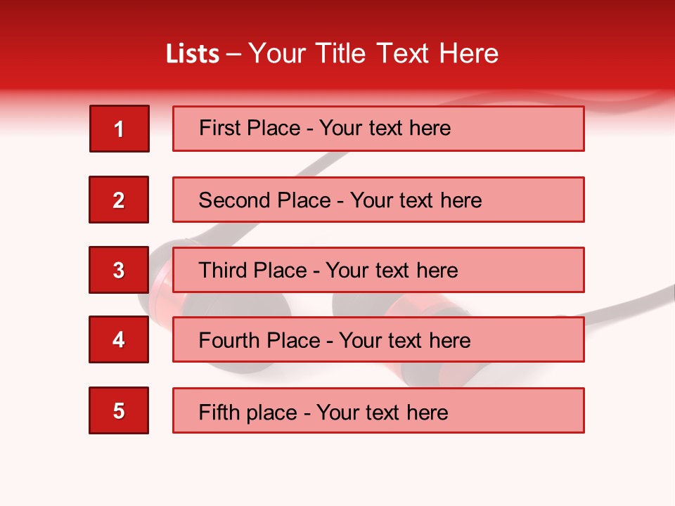 Mobility Listen Tunes PowerPoint Template