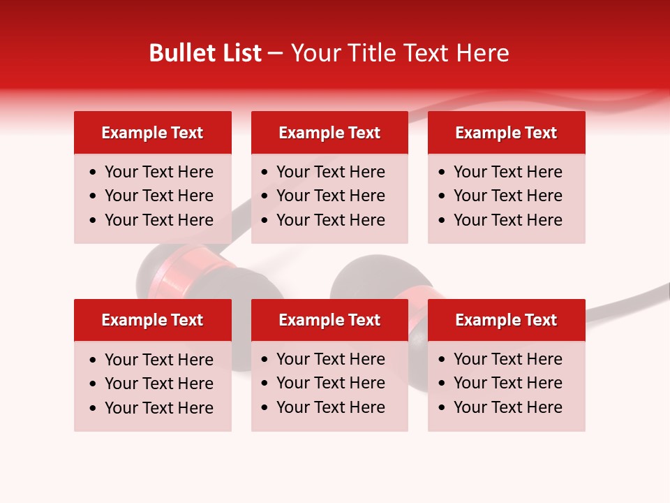 Mobility Listen Tunes PowerPoint Template