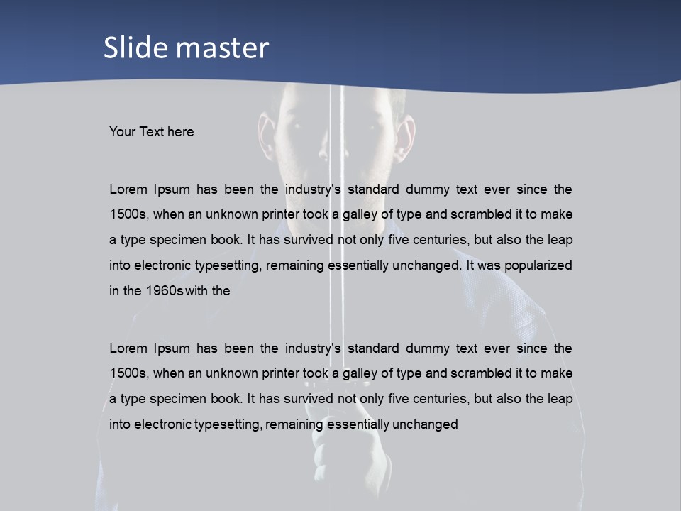 Wood Art Flexibility PowerPoint Template