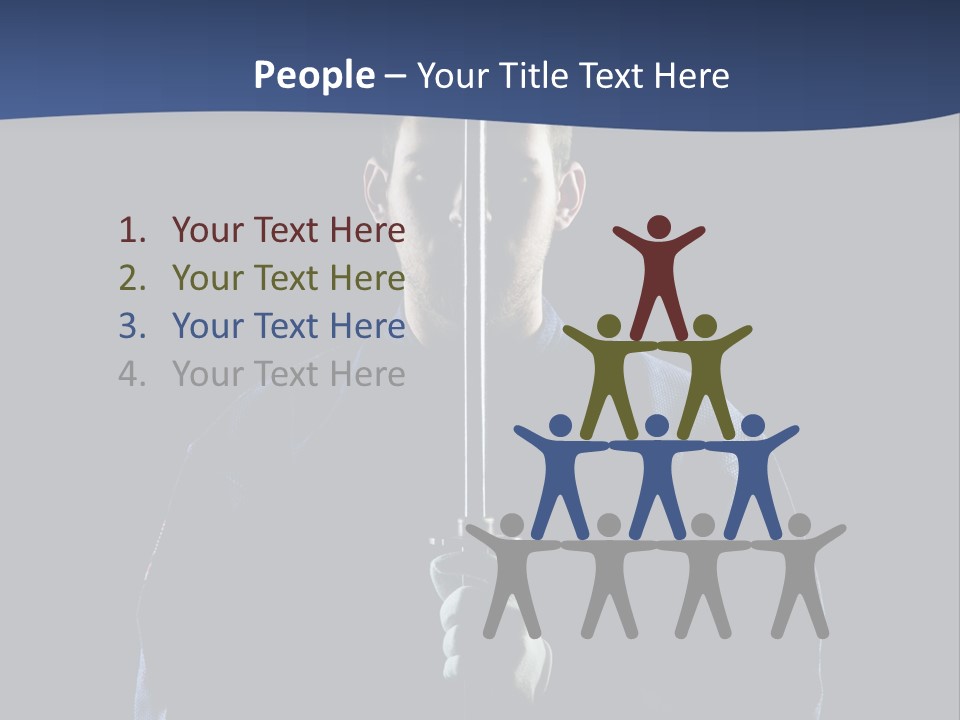 Wood Art Flexibility PowerPoint Template