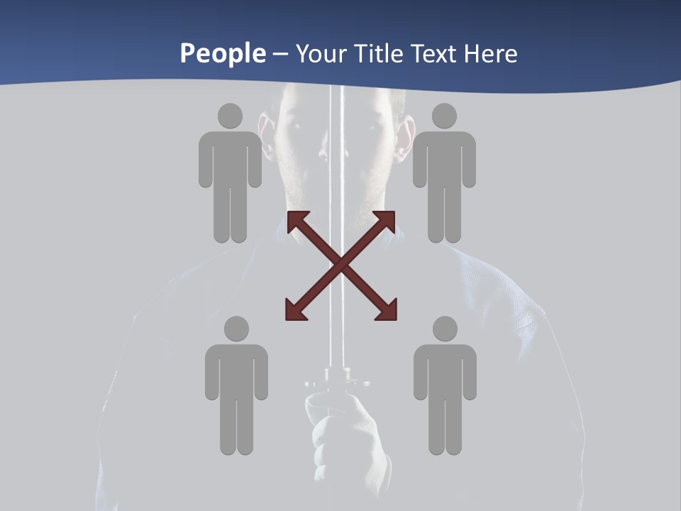 Wood Art Flexibility PowerPoint Template