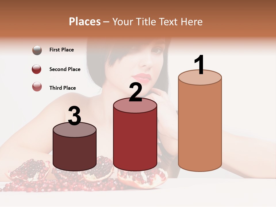 Young Lady Women PowerPoint Template